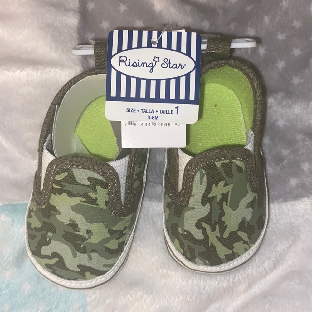 3-6 month camo slip one